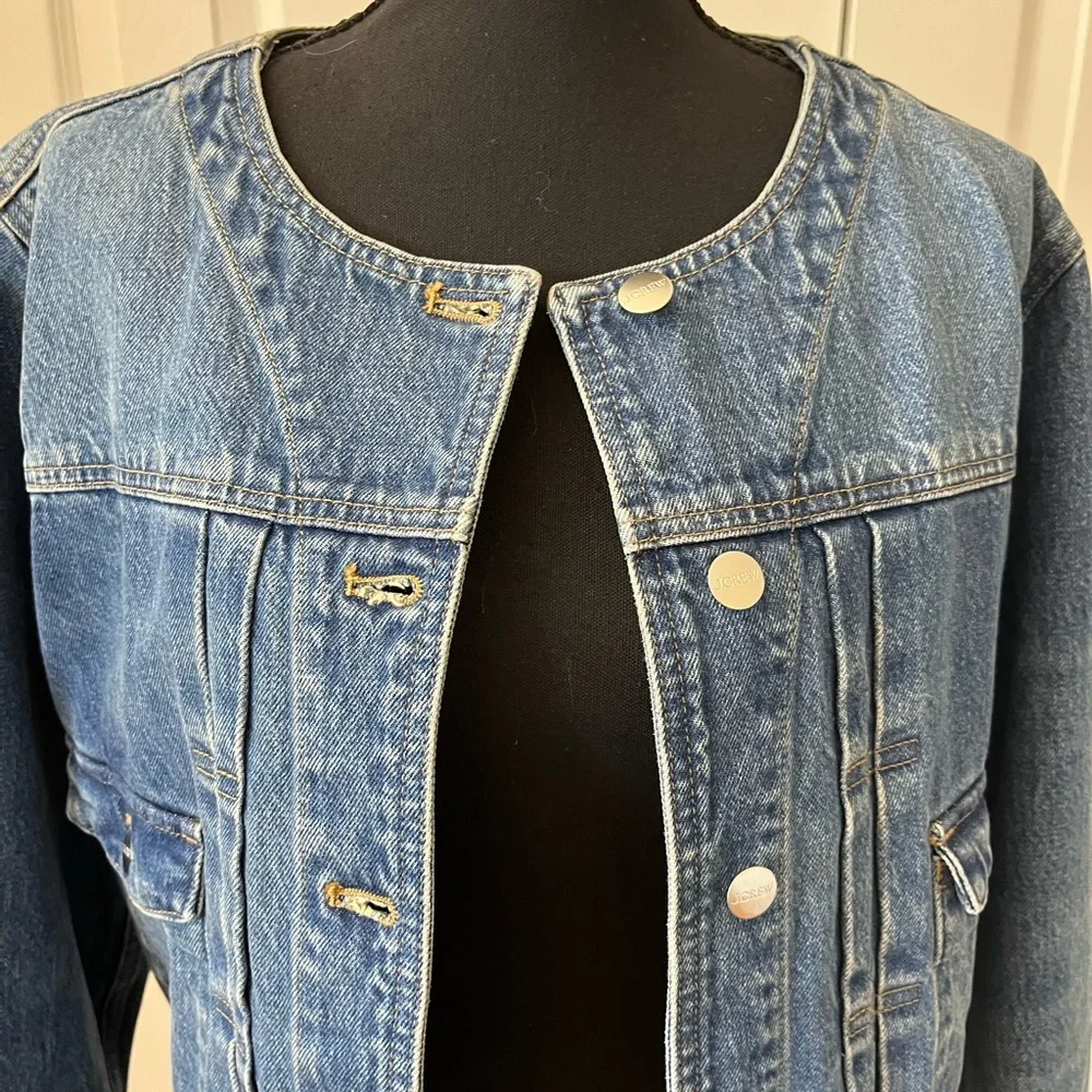J.Crew Cropped Denim Jacket – NWT ⭐️ - Picture 2 of 6